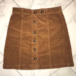 SUPER TRENDY CORDUROY SKIRT